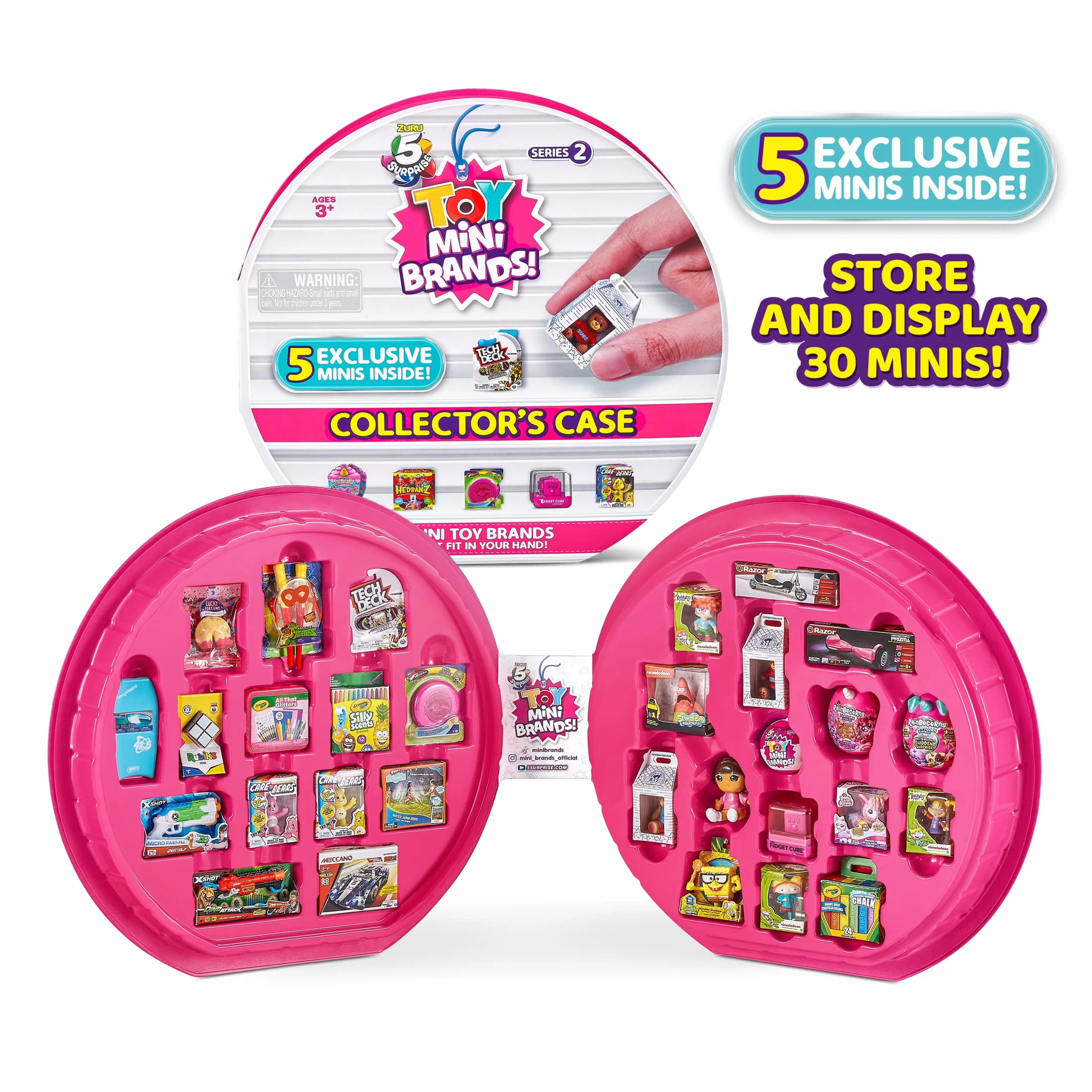 ZURU 5 SURPRISE - 77254 mine Set di mini mini Brands serie 2 con custodia + 3 capsule