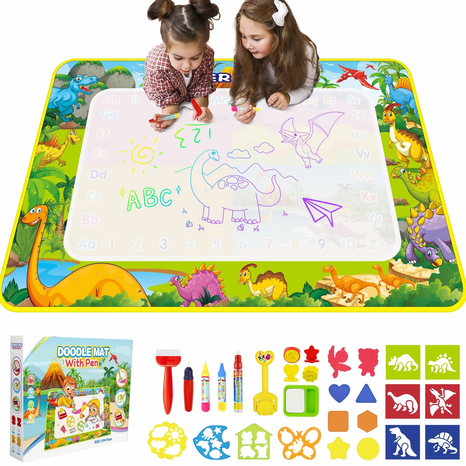 Giochi Bambini 1 Anno - Tappeto Magico, 110x70cm Giochi Bambini 2 Anni, Regalo bambina 1-6 Anni, in Scatola