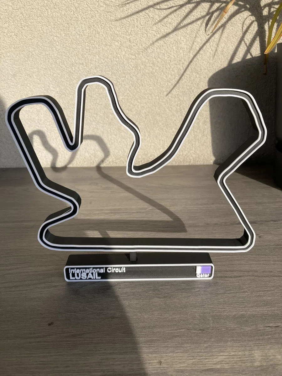 Circuito del Qatar, Modello di Circuito di Corsa 3D, Decorazione Automobile