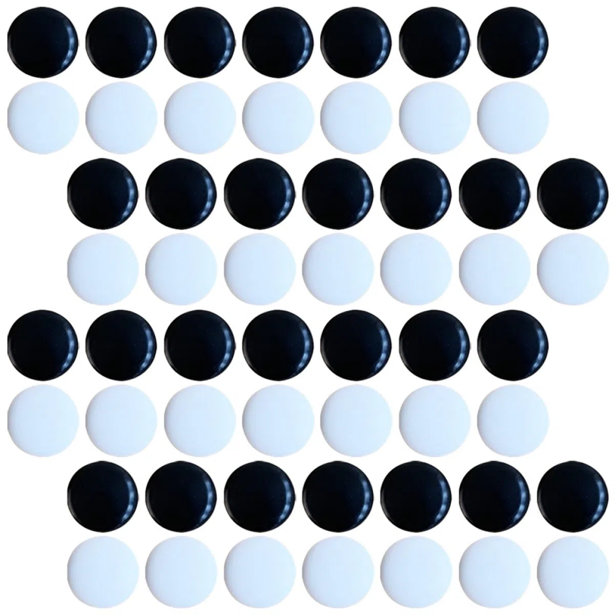 ERINGOGO 360 Pezzi Pedine da Gioco Go in Melamina, Pezzi Scacchi Piccoli, Superficie Liscia e Comodi da Trasportare, per Casa e Giochi da Viaggio