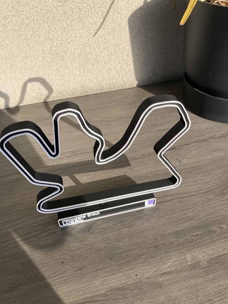 Circuito del Qatar, Modello di Circuito di Corsa 3D, Decorazione Automobile