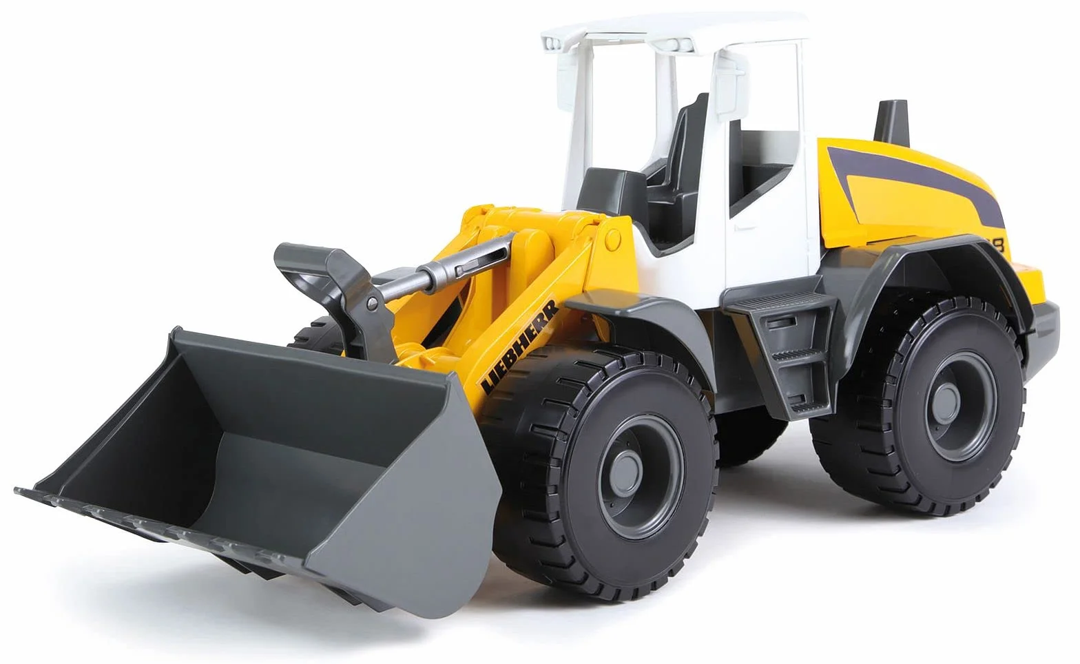 LENA - Worxx Liebherr L538 Robusto Caricatore Veicolo Giocattolo per 3+ Anni Bambini, Giallo
