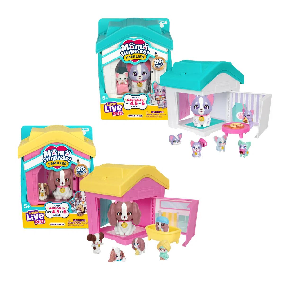 Little Live Pets Mama Surprise Families S1 Mamas House, confezione da 2 pezzi