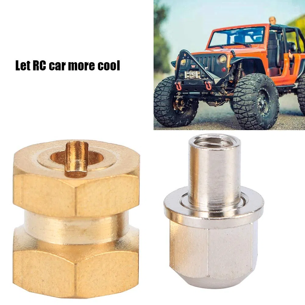 Estensione Esagonale da 12 mm, Vari Modelli Disponibili Distanziali Ruota Rc in Ottone Massiccio per Auto cingolata SCX10 90046 90047 1/10 RC(12mm)