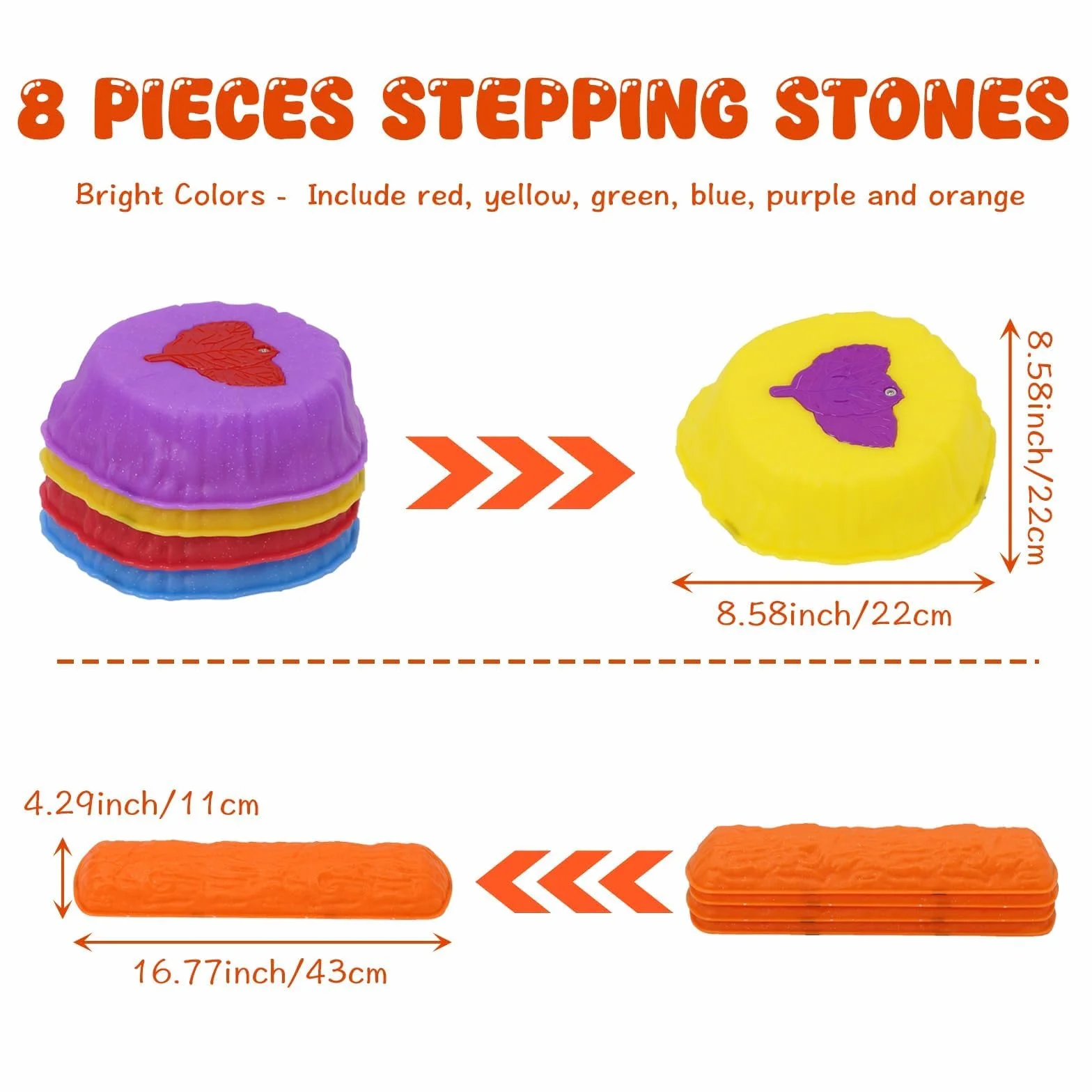 Pietre di bilanciamento per bambini, impilabili per bilanciare set,stepping stones per bambini,balance board
