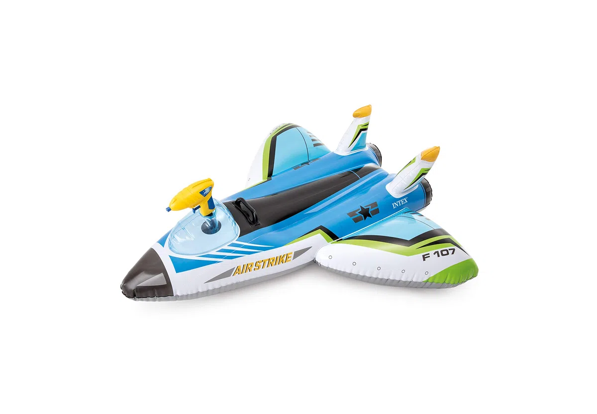 Intex Pistola ad Acqua Aereo 116,8 x 116,8 cm, per Bambini dai 3 anni in su, 1 galleggiante, colore può variare
