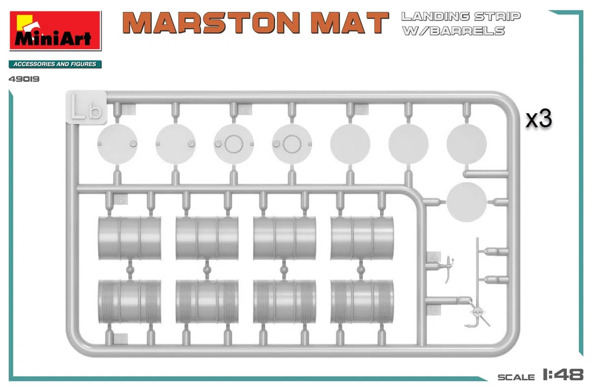 Mini Art 49019 1:48 Marston Mat attern con botti d'olio – riproduzione fedele del modellismo, kit di costruzione in plastica, fai da te, hobby, incollaggio, modellismo, assemblaggio, non verniciato
