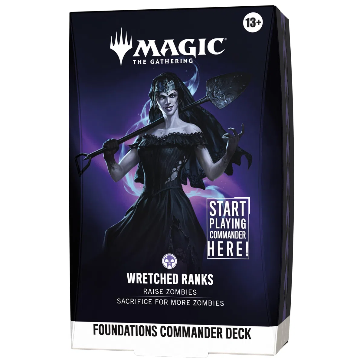 Mazzo Commander Fondamenti Magic: The Gathering - Ranghi Abbietti | Mazzo da 100 carte e accessori (Versione Inglese)