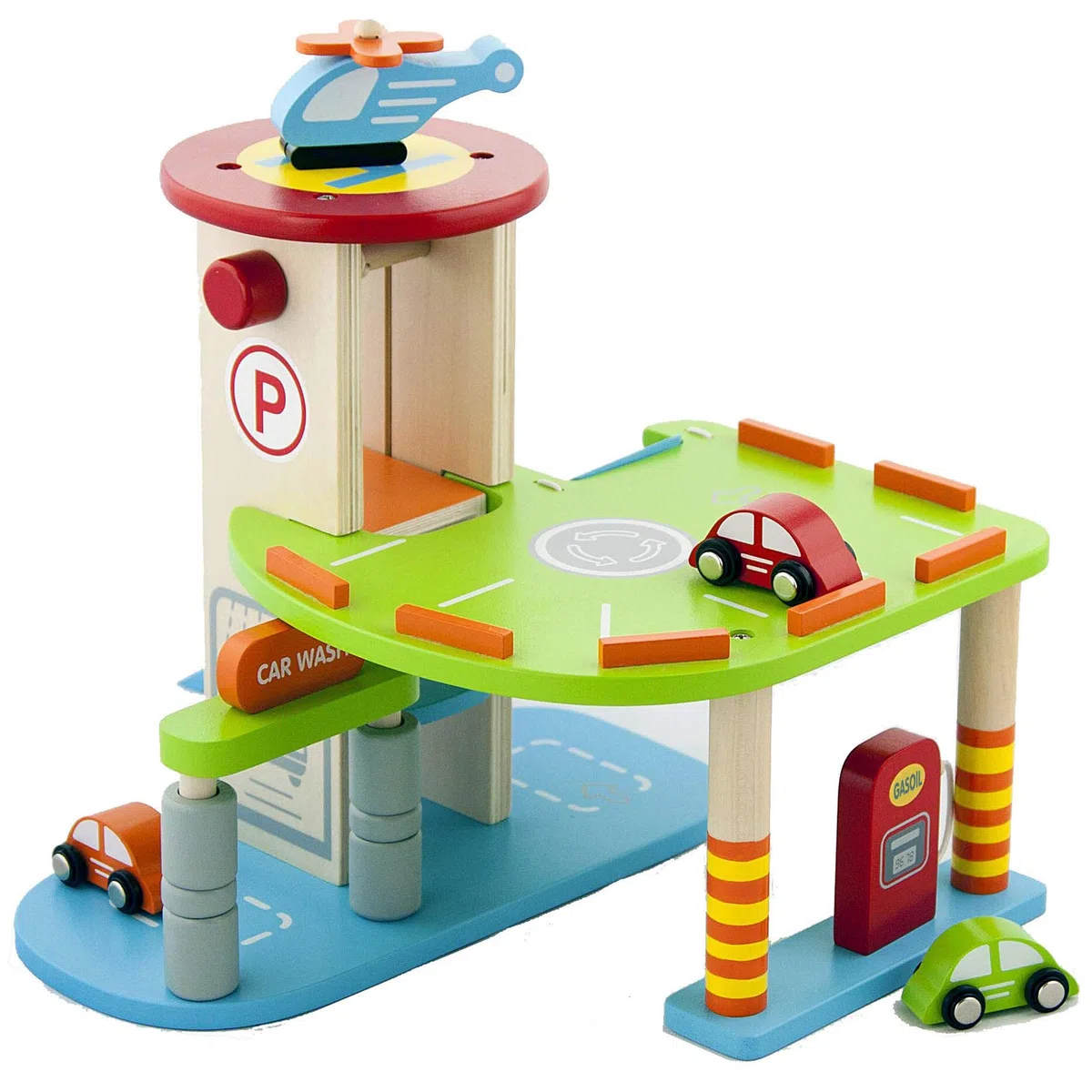 Viga - Garage in legno per bambini