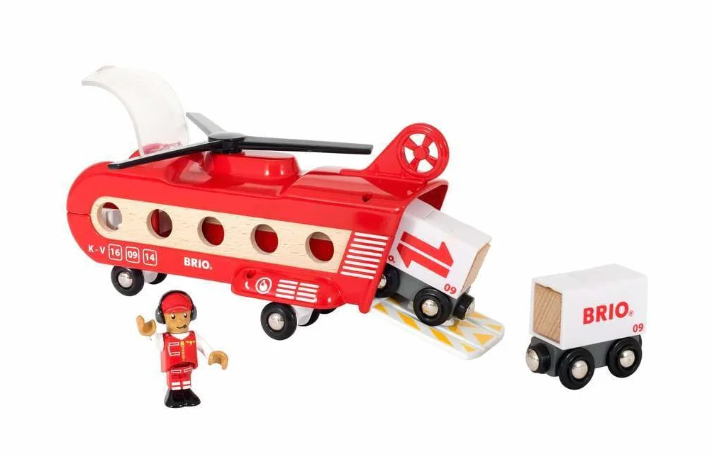 BRIO Ravensburger Italy 33886 - Elicottero Trasporto Merci