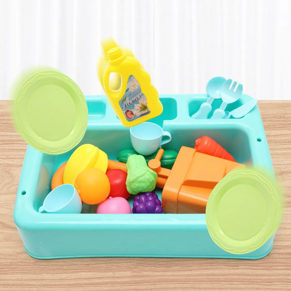 Giocattolo da Cucina Lavandino Lavastoviglie Gioco con Acqua Corrente Lavastoviglie Giocattolo Casa dei Ruoli Giocattolo da Cucina Lavandino con Acqua Corrente