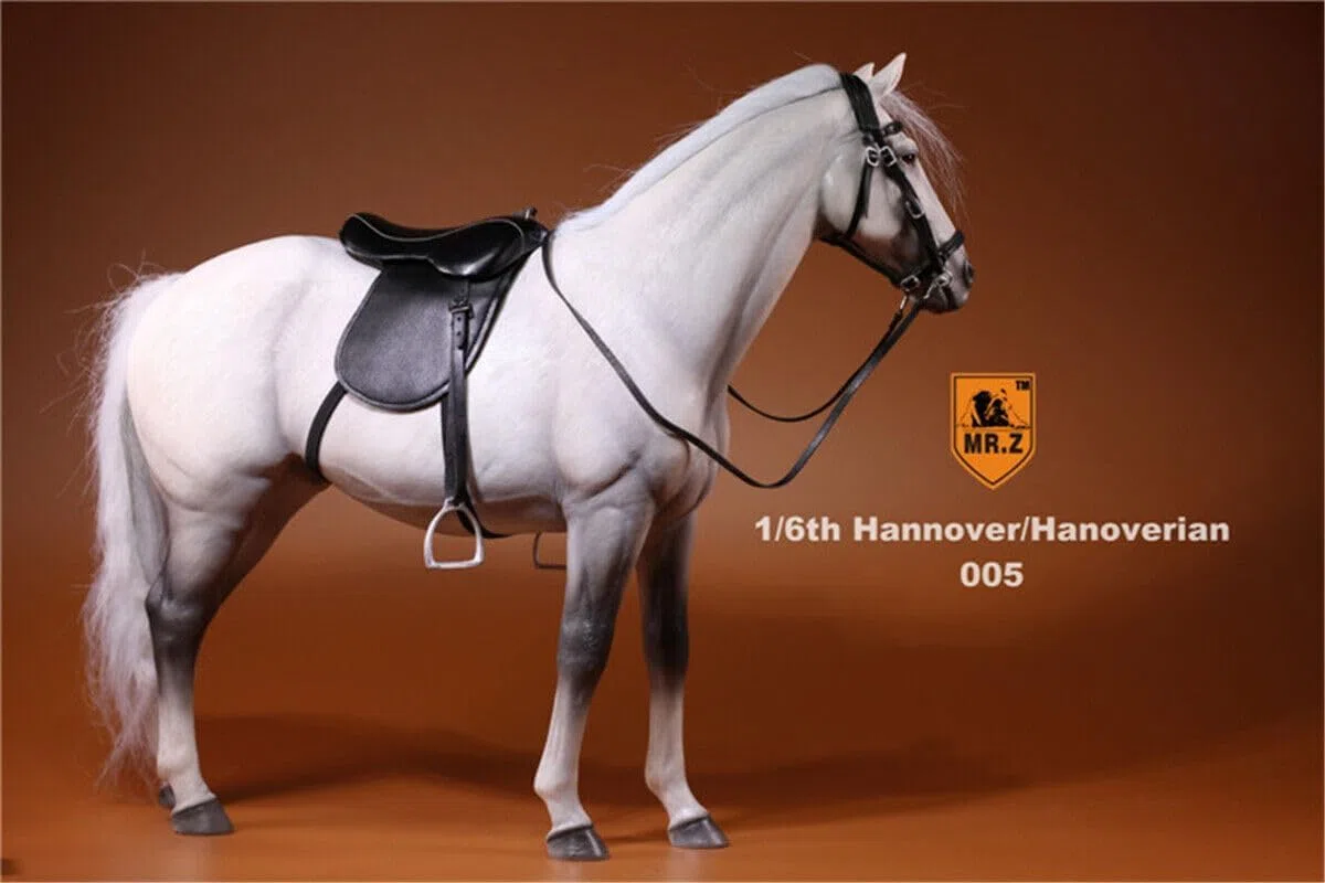 AMITD Mr.Z 1:6 Scale Germany Hanover Horse Figure Hanoverian Steed Animal Figure (MRZ005)