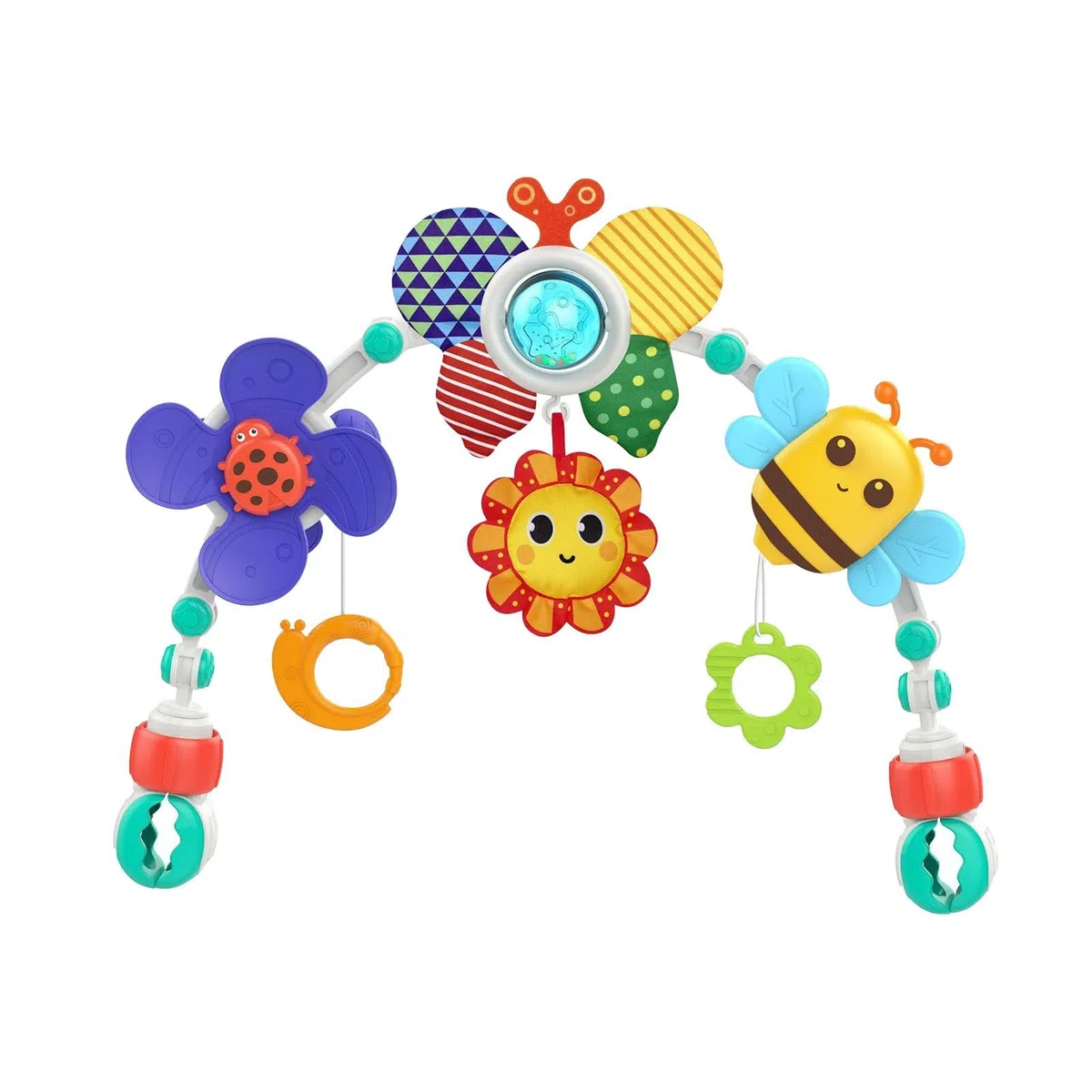Generico attività Giocattolo – Pieghevole Regolabile Honeybee Stroll | Giocattolo Sensoriale da Passeggino, Seggiolino Auto e Carrozzina | Educativo Bambini