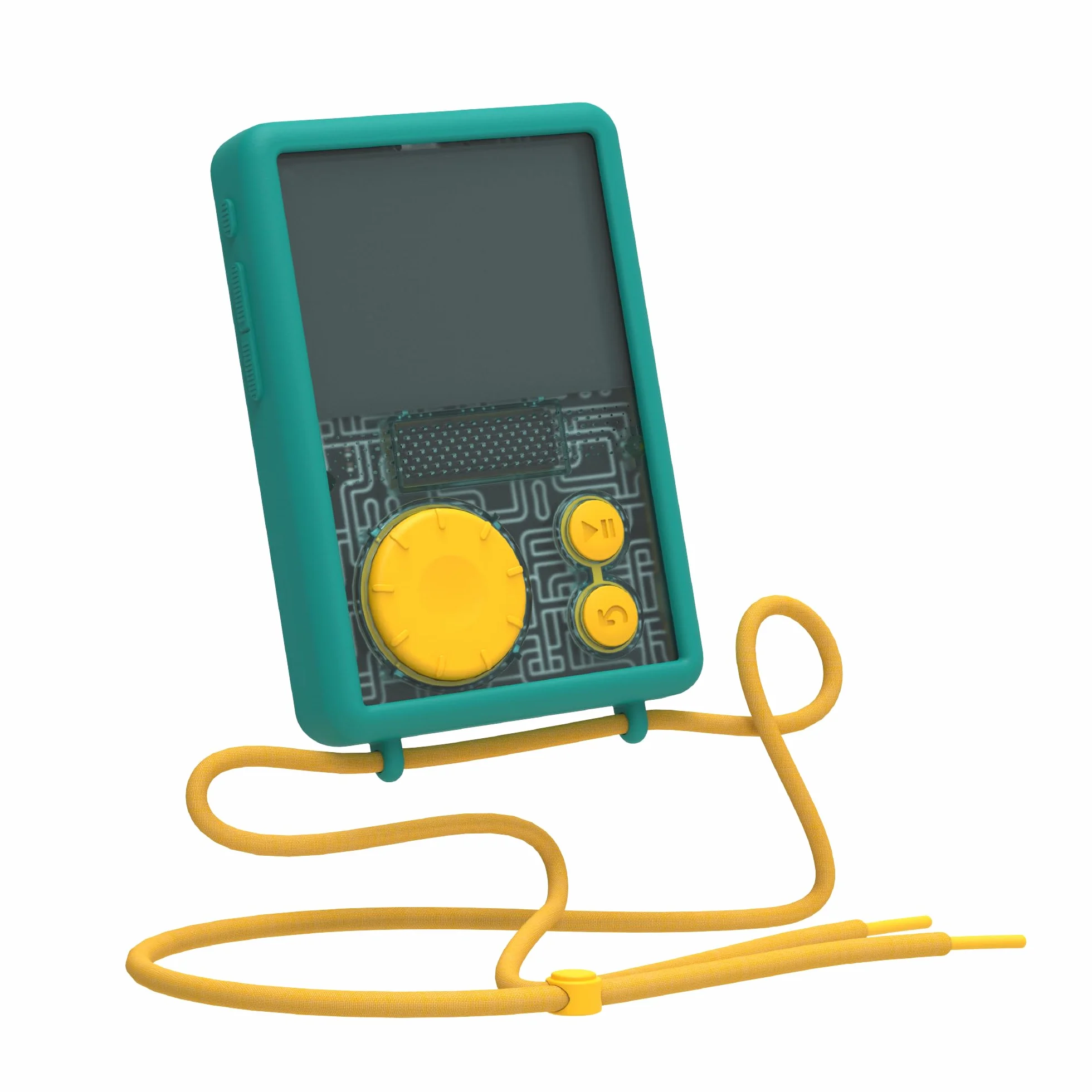 Lunii Custodia Antiurto Ufficiale per Lettore Audio interattivo FLAM – Story Box per Bambini dai 7 Anni – Senza BPA, Colore Verde, 0850011045534