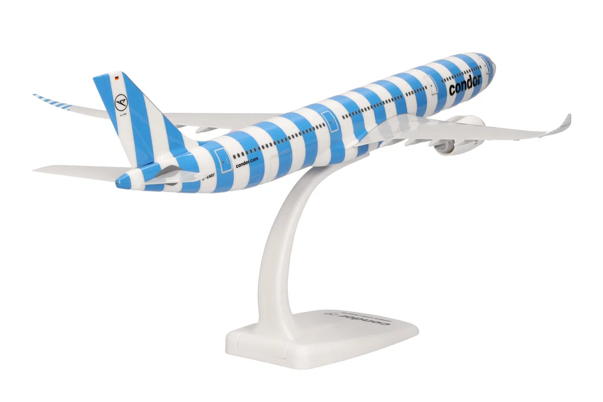 Herpa Modellino Aereo Condor Airbus A330-900neo "Sea" Miniatura in scala 1:200, pezzo da collezione, modello con supporto, plastica