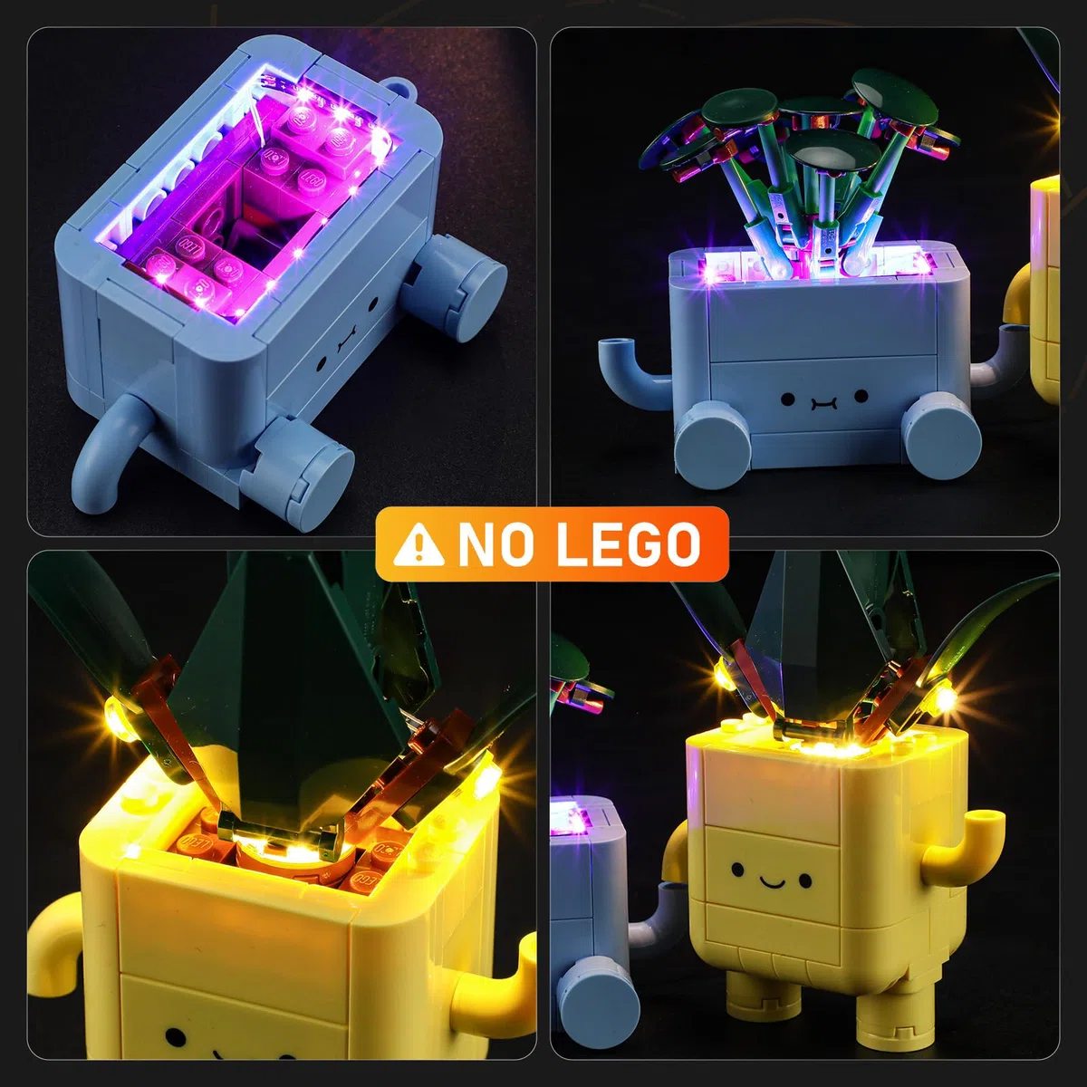 LIGHTAILING Set di Luci per Lego-10349 Piantine felici - Kit d'Éclairage LED Compatible avec les Modèles de Blocs de Construction Lego - Modèle Non Inclus