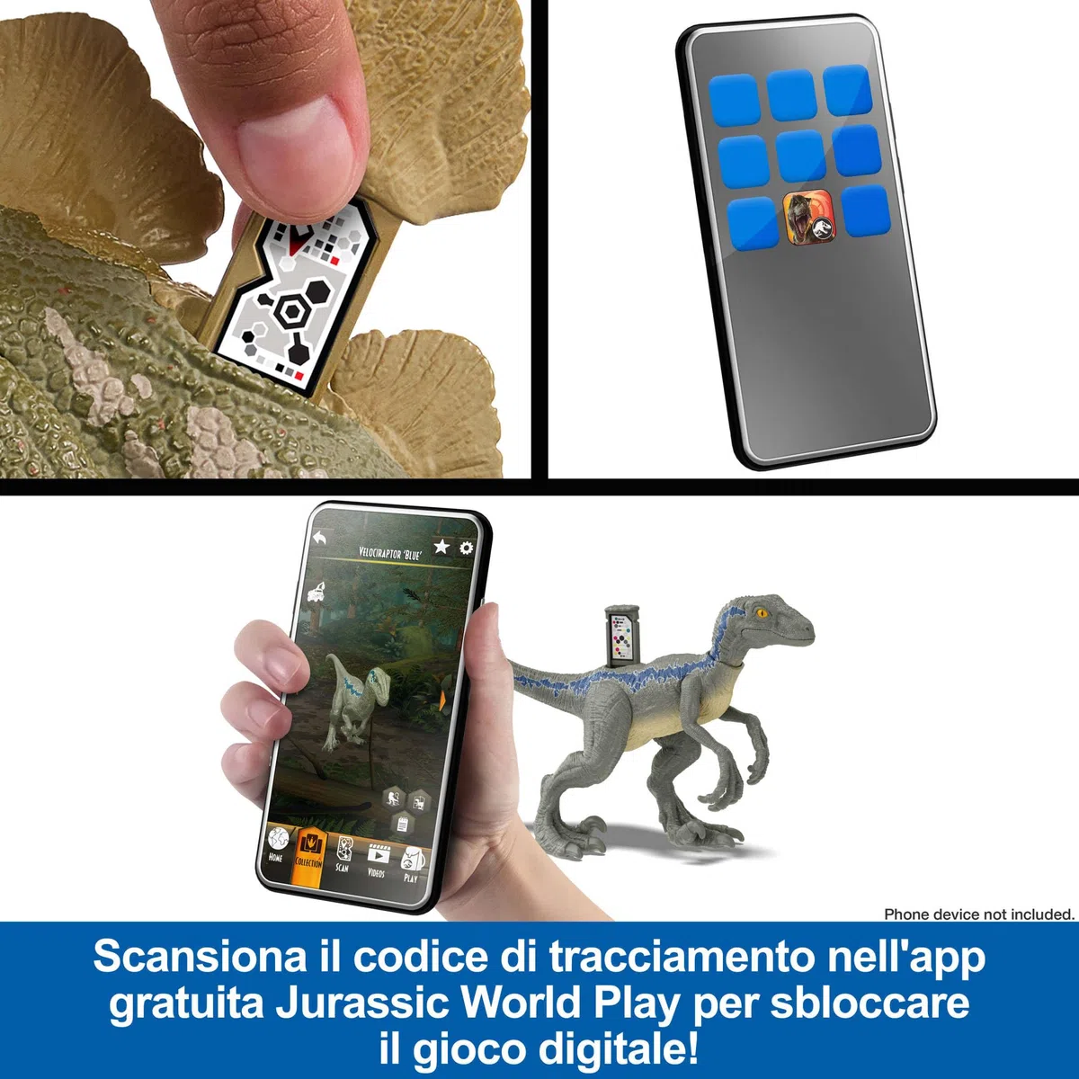 Mattel Jurassic World - Terizinosauro Attacca e Ruggisci, dinosauro con azione d'attacco, ruggito ed effetti sonori, ispirato alla serie Teoria del Caos, giocattolo per bambini, 4+ anni, JCG17