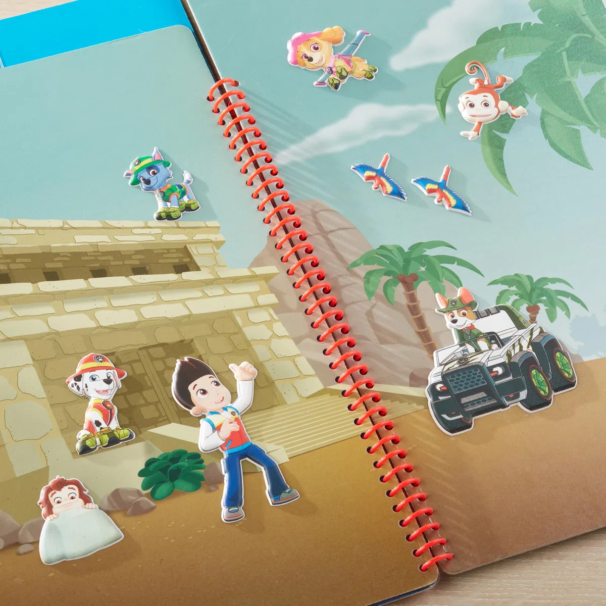 Melissa & Doug | Paw Patrol Adesivi | Skye, Rubble, Marshall, Chase |Set 3 Pezzi | Multicolore | Gioco Educativo | 3+ Anni | Regalo Bambini Bambine