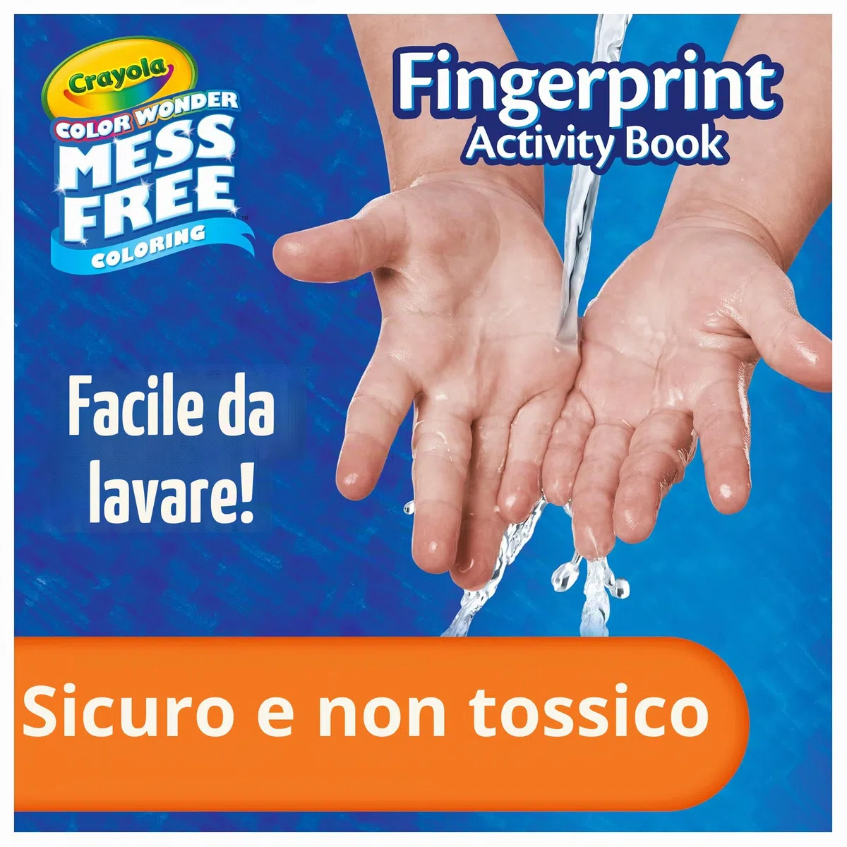 CRAYOLA Color Wonder Mess Free - Set di attività di pittura a inchiostro per impronte digitali, alternativa alla pittura con le dita, regalo per bambini, età 3, 4, 5, 6 anni