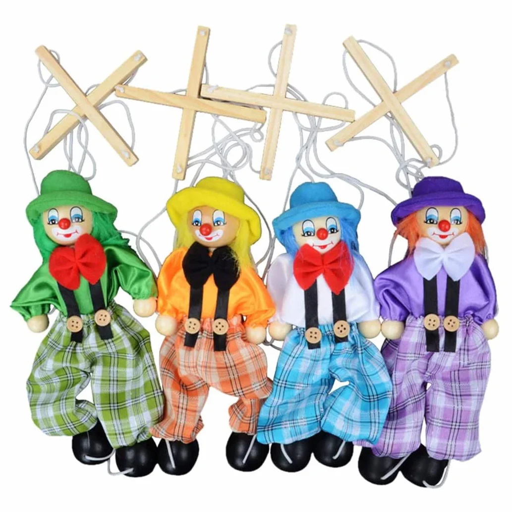 ANTIOCH 4 Confezioni di Giocattoli per Clown Giocattoli Creativi per Burattini Cordino per Bambini per Genitori e Figli Giocattoli Interattivi per Bambini Il