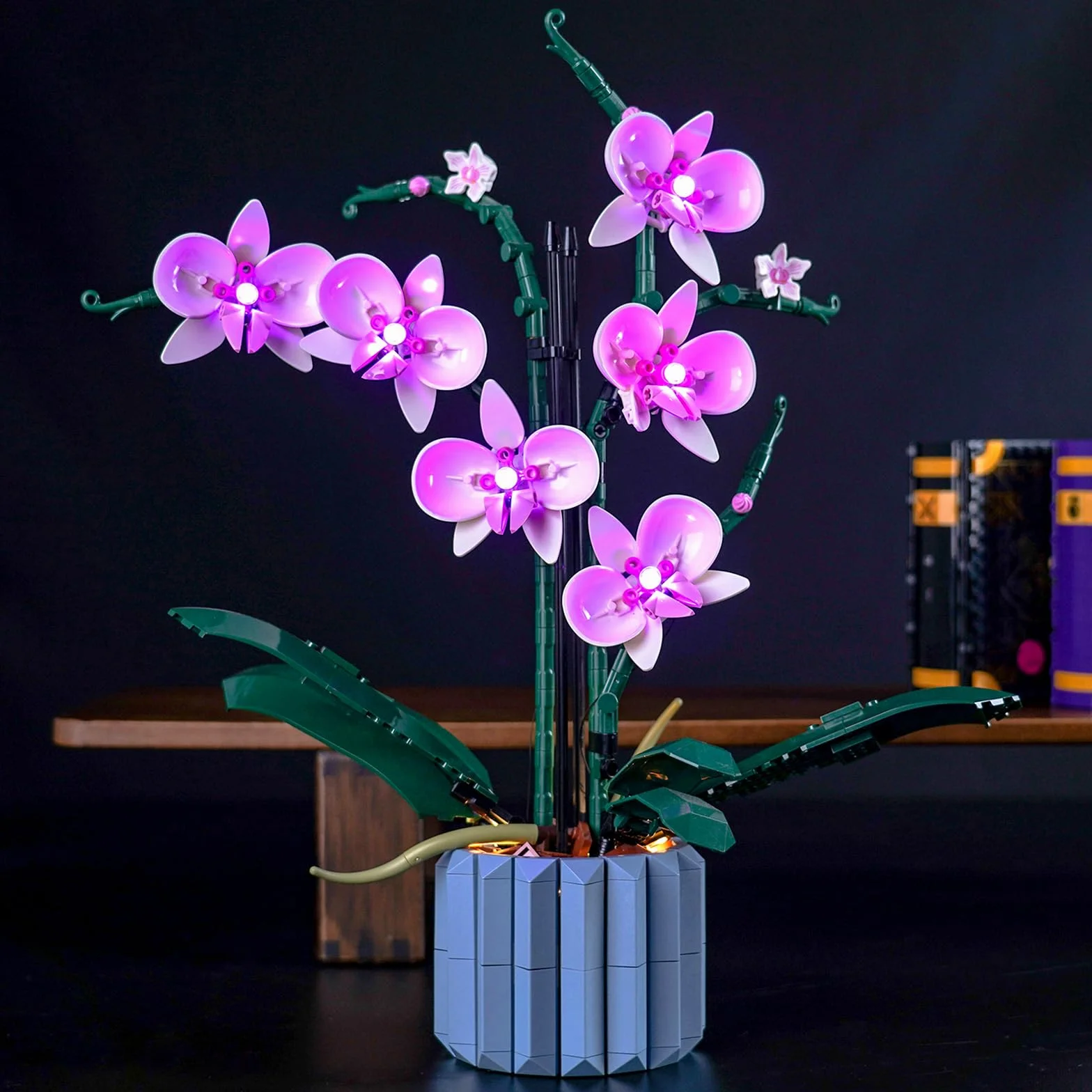 Set di luci LED compatibile con Lego Orchid (solo luci, nessun blocco di costruzione), Kit di luce compatibile con Lego 10311 Orchid Botanical Collection Set