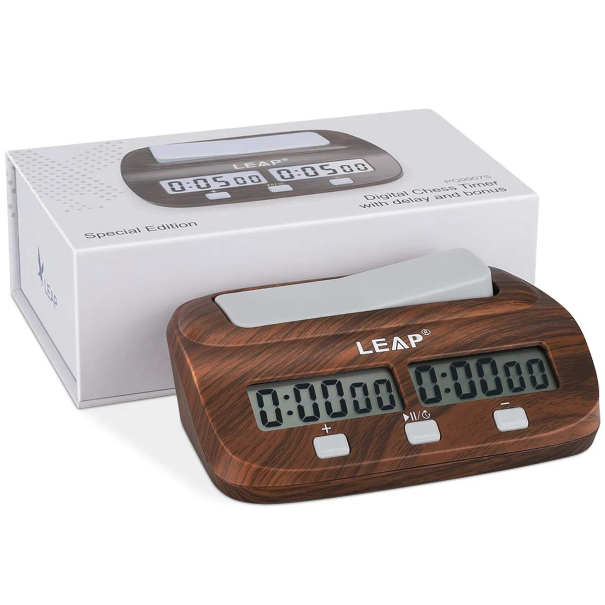 LEAP Orologio da Scacchi per Giochi da Viaggio, Timer Scacchi Professionale Conto alla Rovescia, Orologio Timer da Corsa, Mini Display Digitale Multifunzione da Viaggio