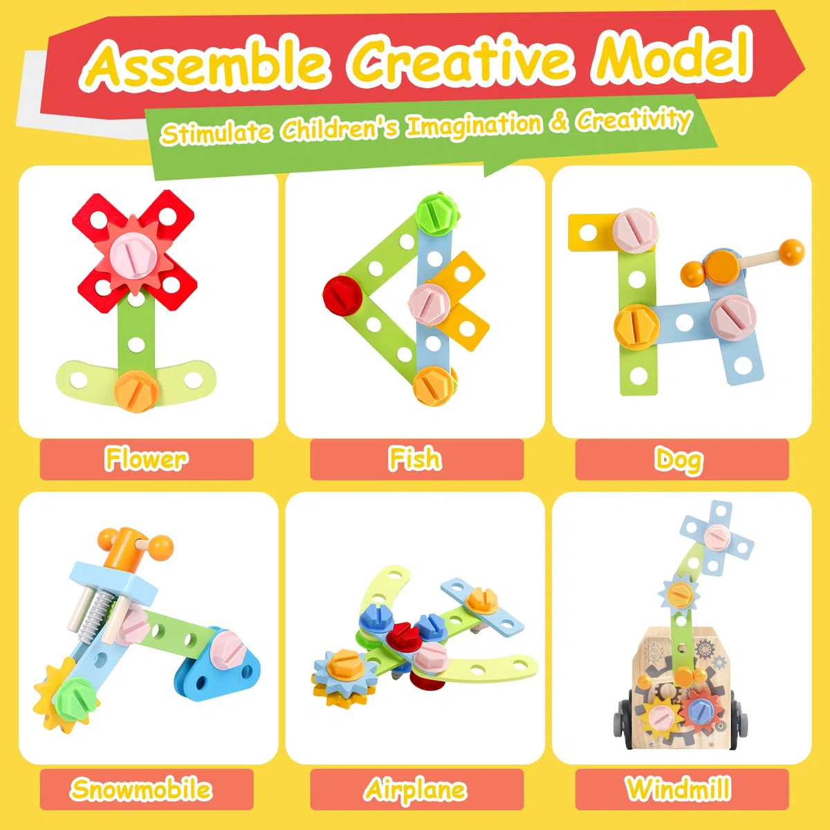Cassetta Attrezzi Bambini Giochi in Legno Giochi Bambini 2 Anni, Banco da Lavoro, Costruzioni per Bambini Giochi Interattivi Educativi Regalo Bimbo 2 3 4 Anni Attrezzi Giocattolo Bambini (52 Pezzi)