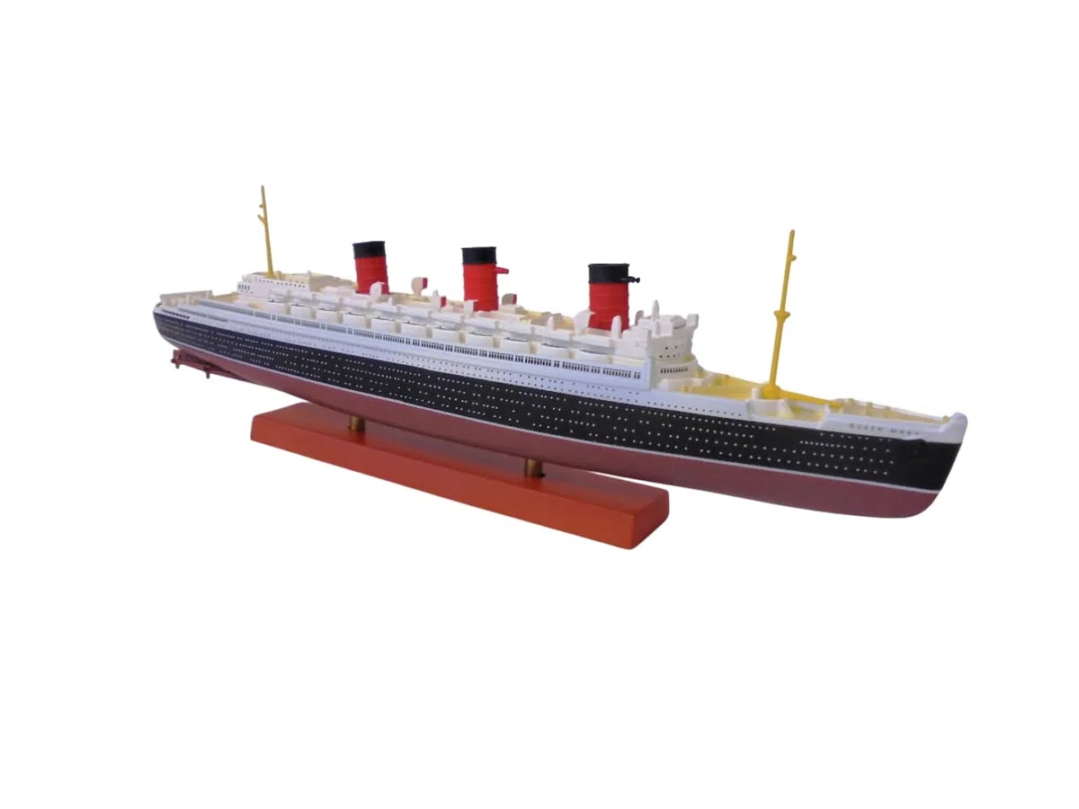 OPO 10 - Replica in Miniatura da Collezione del Famoso transatlantico RMS Queen Mary Scala 1/1250 o 25 cm - Queen Mary