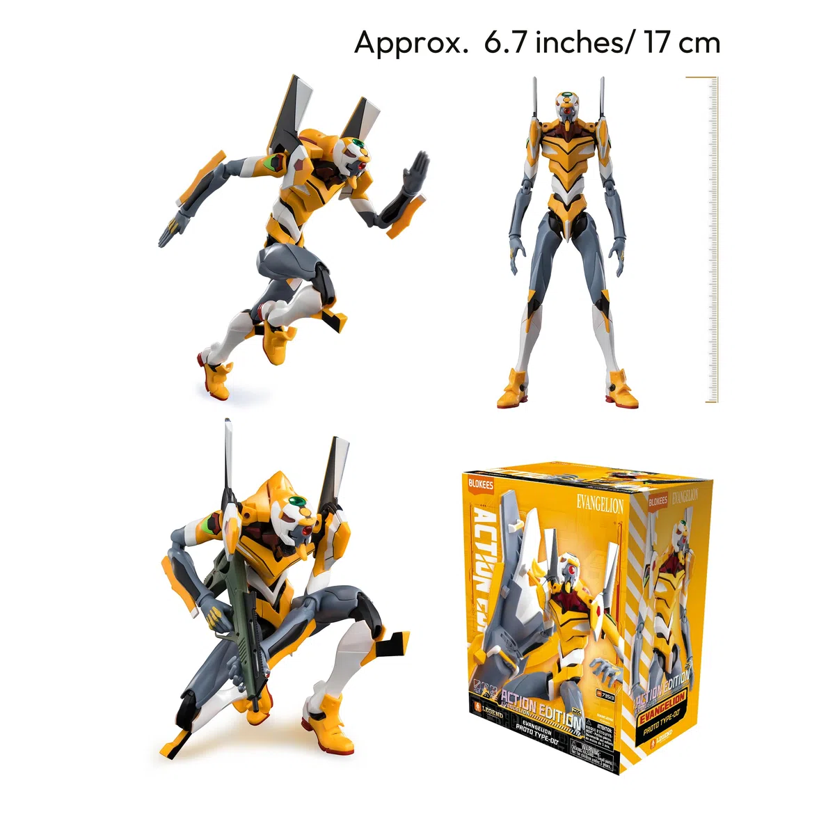 BLOKEES EVANGELION ACTION EDITION - EVANGELION PROTO TYPE 00'