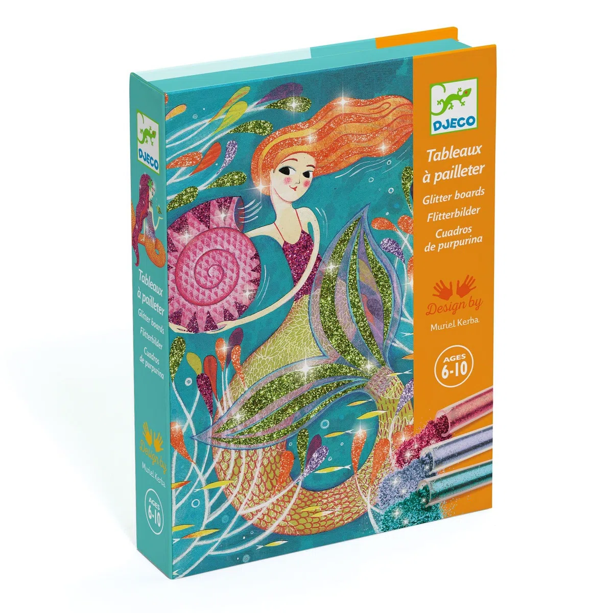 Djeco DJ09507 - Tavole Glitterate per Bambini più Grandi, Miste