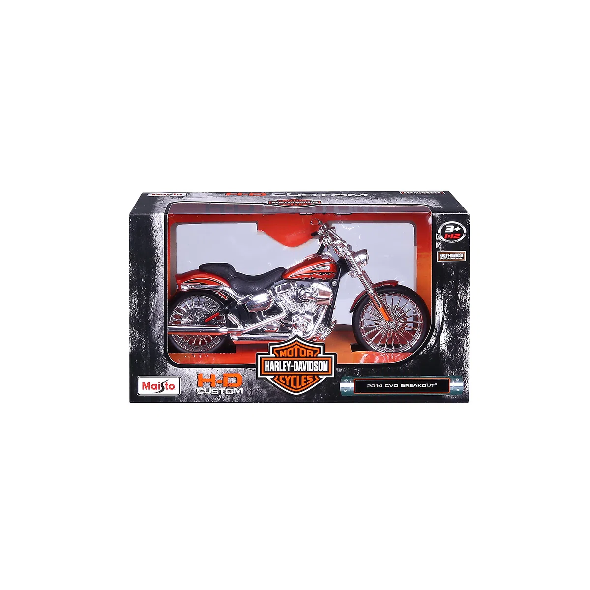 Maisto Mi32327 Modellino Moto Harley Davidson Cvo Breakout 2014, Scala 1:12