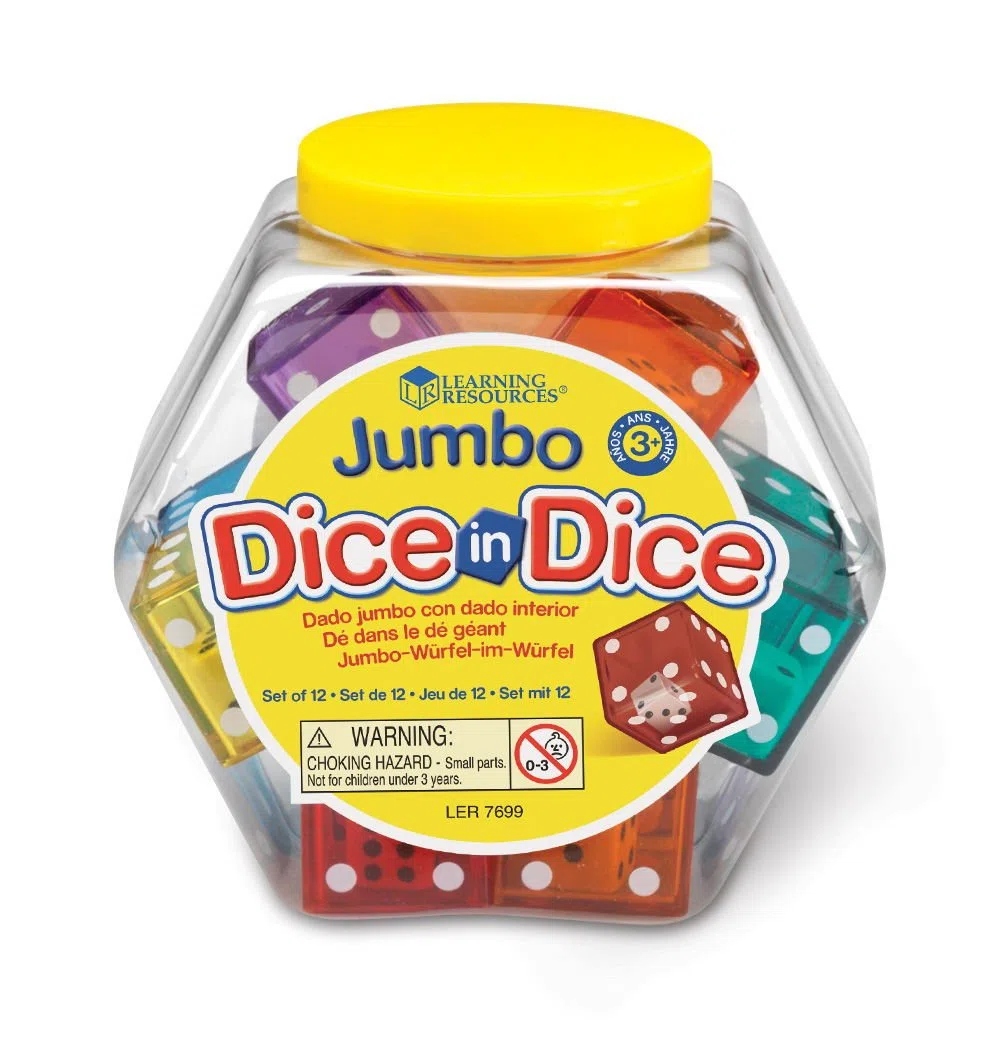Learning Resources Dadi Jumbo Dice in Dice