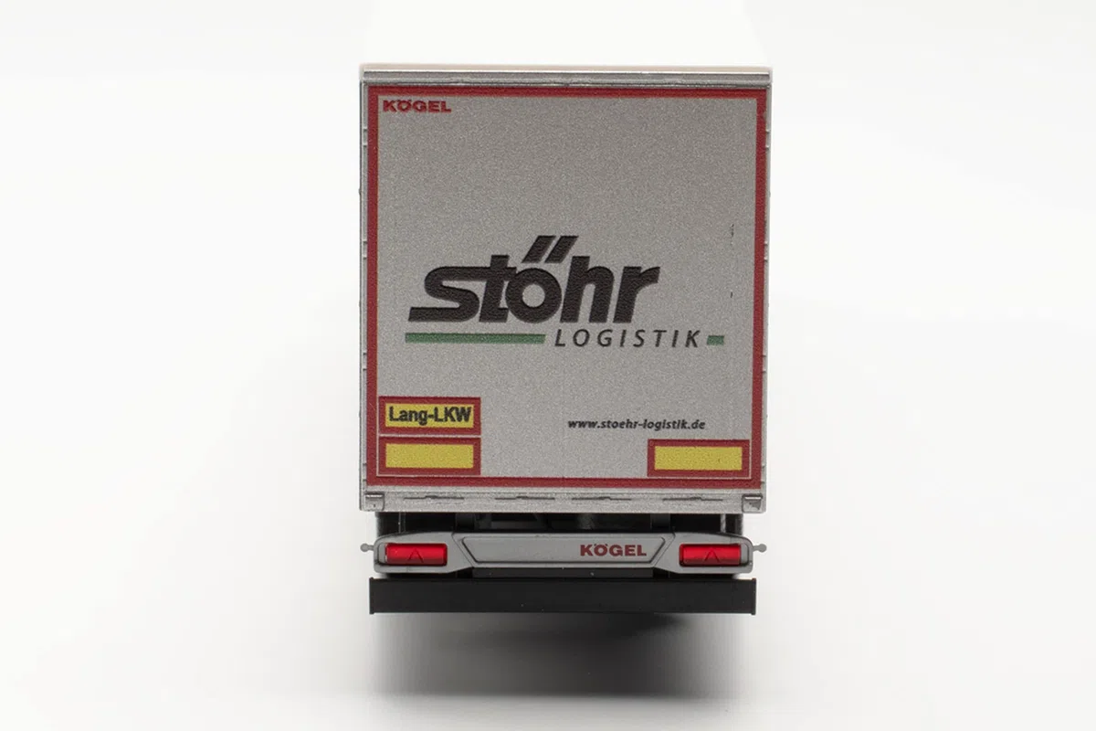 Herpa Camion modello Iveco S-Way – Trenino da 15 m "Stöhr", fedele all'originale in scala 1:87, modello camion per Diorama, modellismo da collezione, decorazione in miniatura in plastica