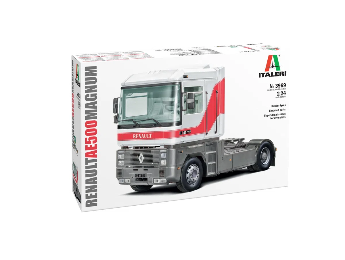 Italeri 3969 Renault AE500 Magnum, scala 1:24, Plastic Model Kit/Modello in plastica da montare