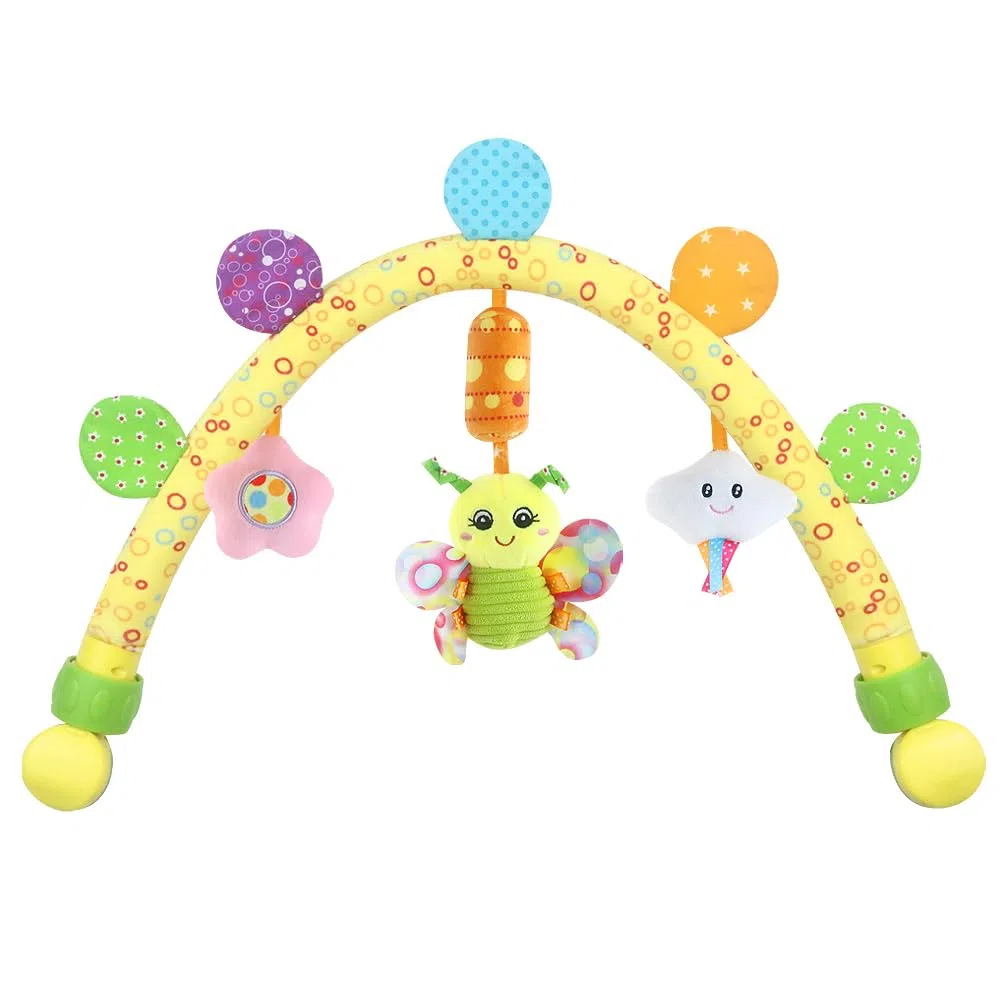 caterbee Giocattoli di fissaggio mobili per neonati e bambini, passeggini e carrozzine, giocattoli per interni ed esterni
