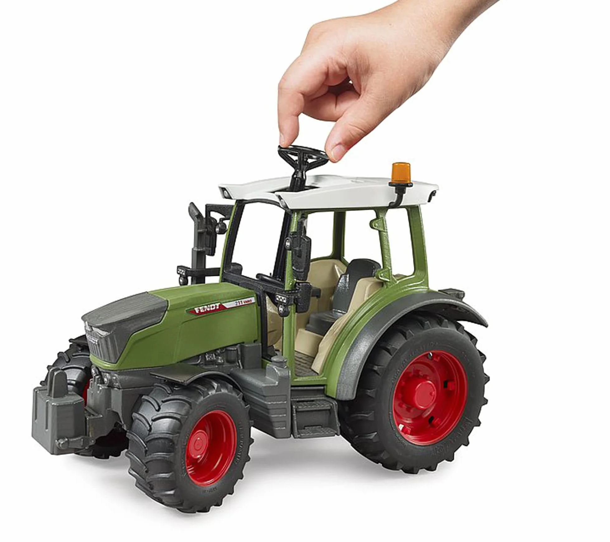 bruder 02180 - Trattore Fendt Vario 211, Veicoli Agricoltura, Bulldog, Trattore, Giocattoli dai 3 anni in su