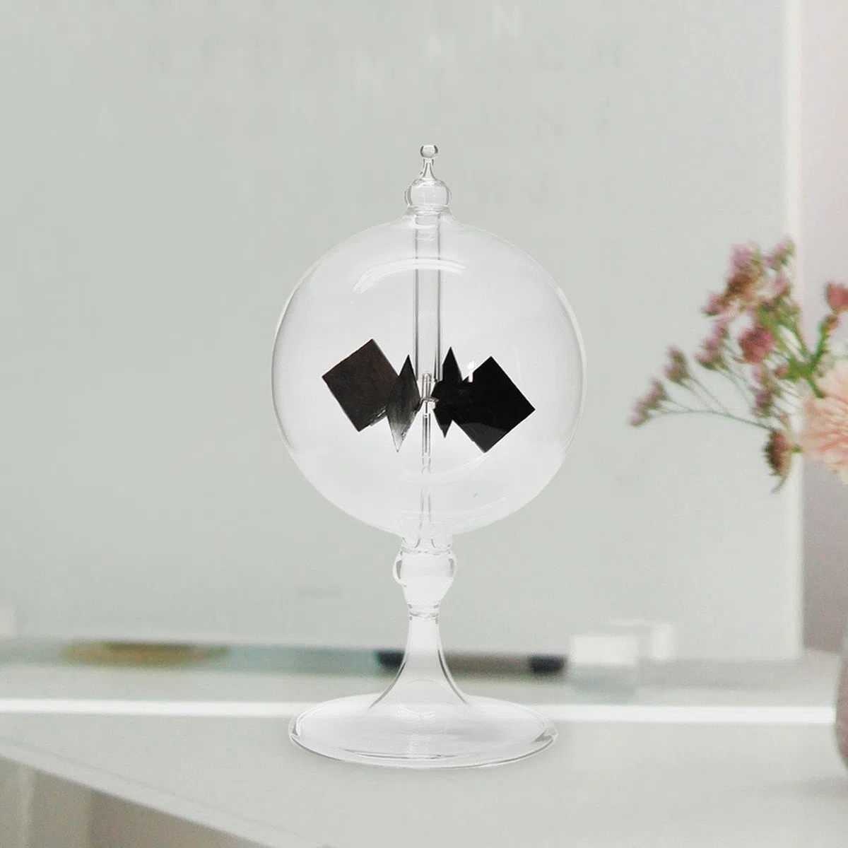 F Fityle Energia Solare Crookes Radiometro Educativo Vetro rotanti in Vetro per soggiorni Home Desk Party Gift Camere da Letto