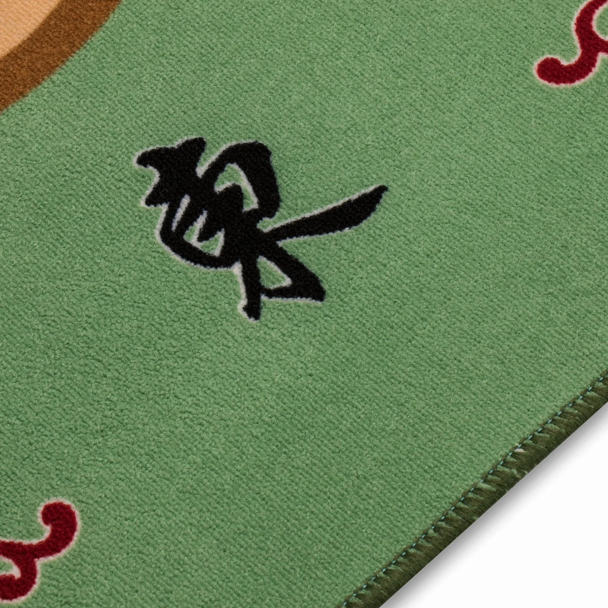 Yellow Mountain Imports, Copritavolo per Mahjong, Poker, Giochi di Carte, Giochi da Tavolo, Tiles e Domino, Verde da 79 centimetri