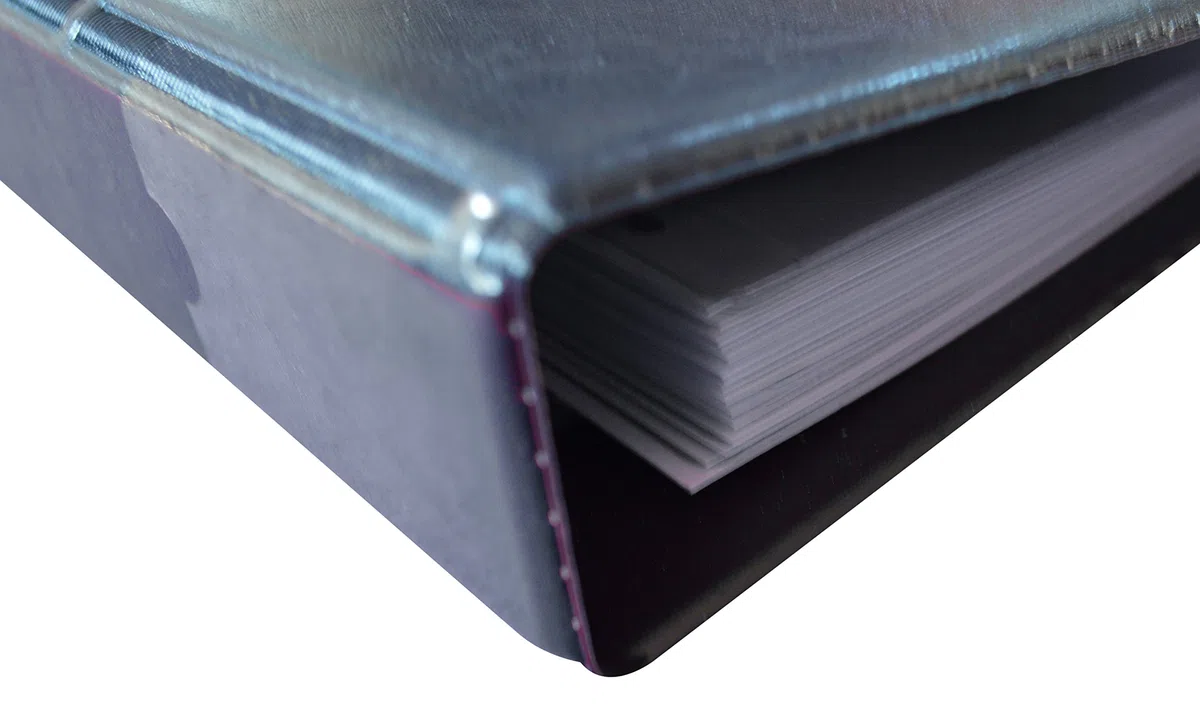 Banconote, Album Cartella, Libro per Banconote, con 15 Pagine E 15 DIVISORI – Alta capacità Blu