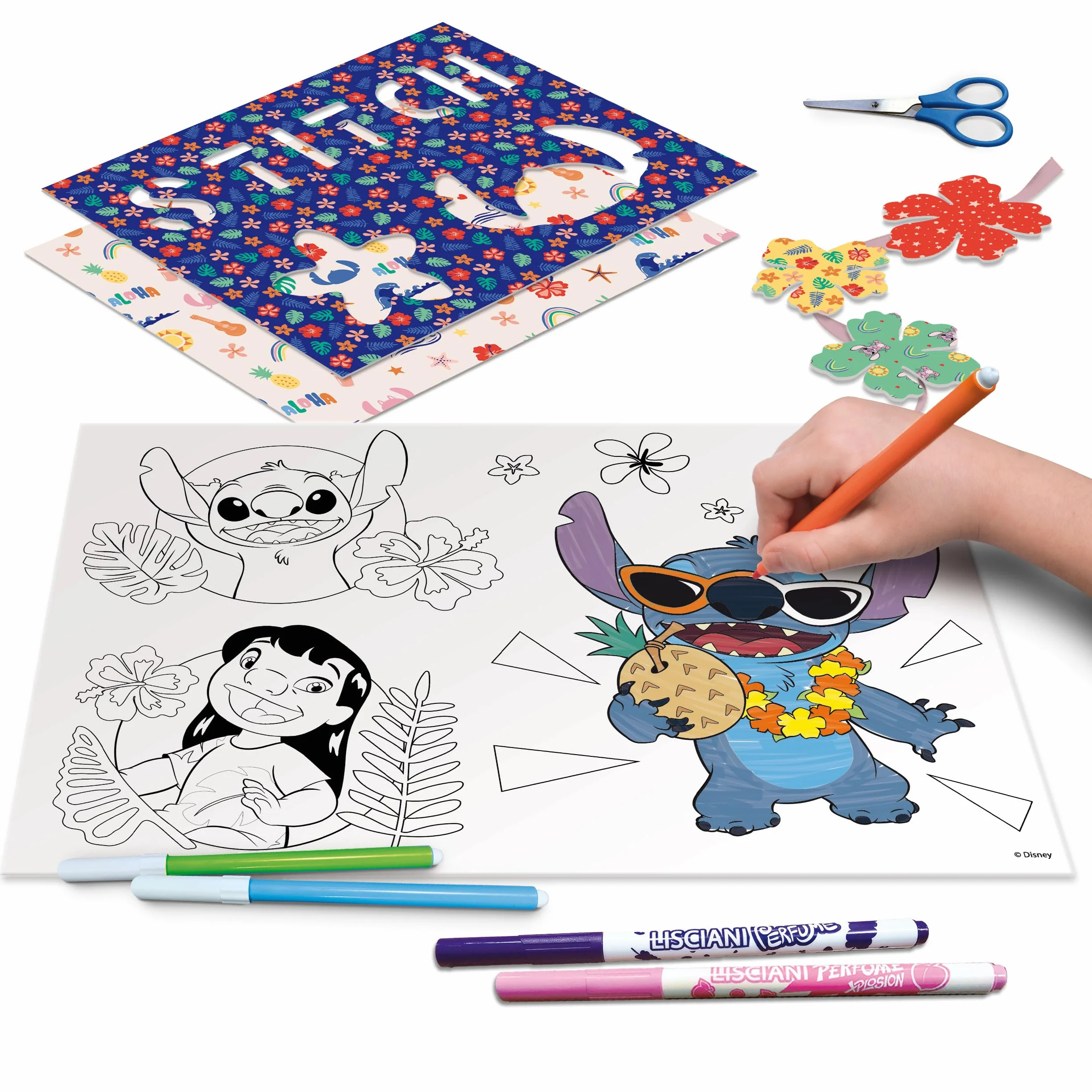 Liscianigiochi Lùisciani Giochi Stitch Drawing School With Light Table