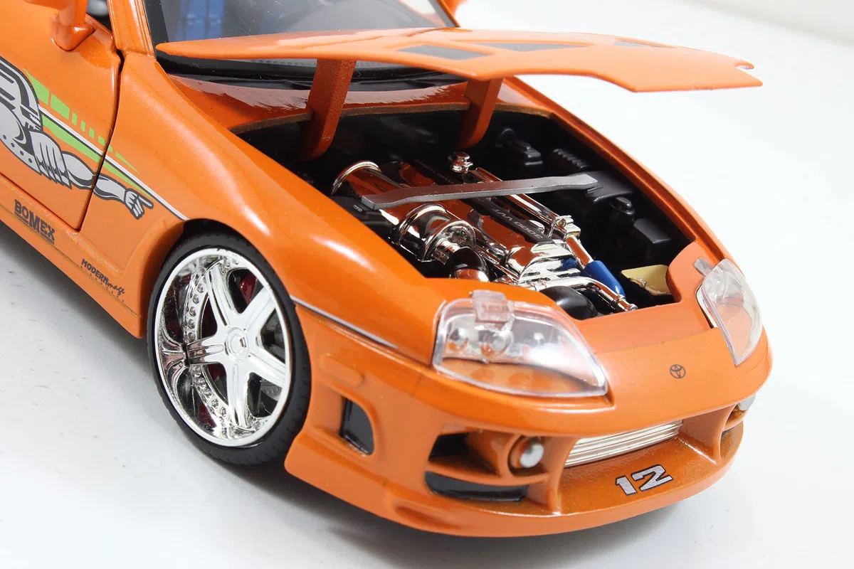 Jada TOYS - Fast & Furious 1995 Toyota Supra In Scala 1:24 Die-cast, + 8 Anni, 253203005