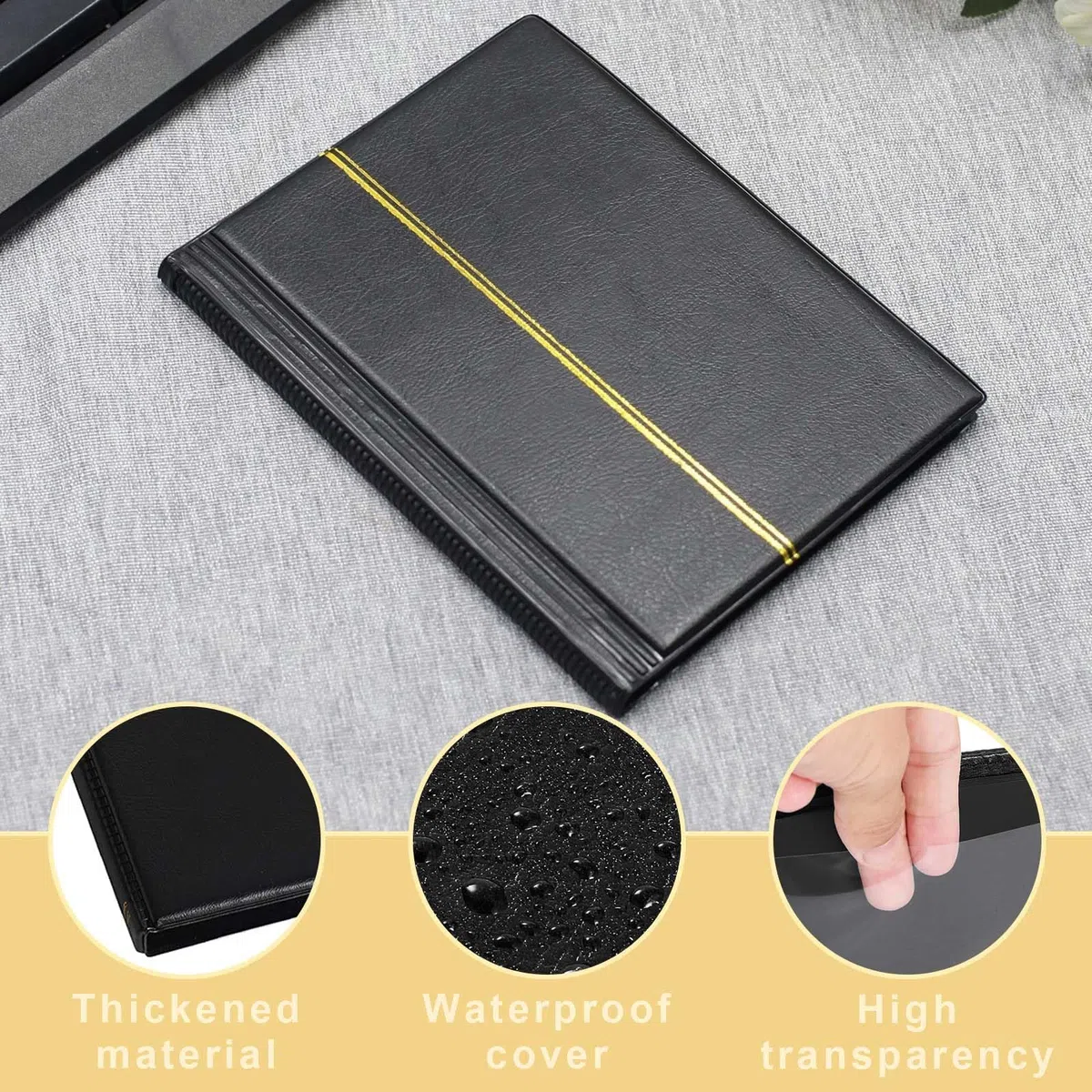 60 tasche Tasche Valuta Album,Album per banconote,Album per collezione di banconote,Album Porta Banconote,Tasche Banconote,Porta Banconote da Collezione,Adatto per banconote, francobolli, ecc.