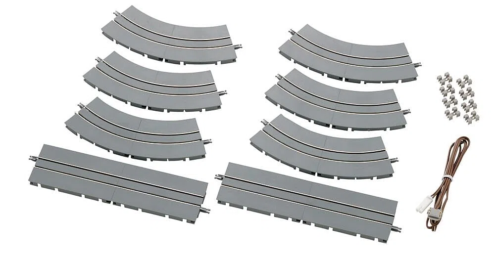 TomyTEC Wide Tram Super-Mini Rail Oval Layout Set 1:160 Narrow Gauge Modello ferroviario Set 10 cm x 10 cm x 10 cm (Japan Import)