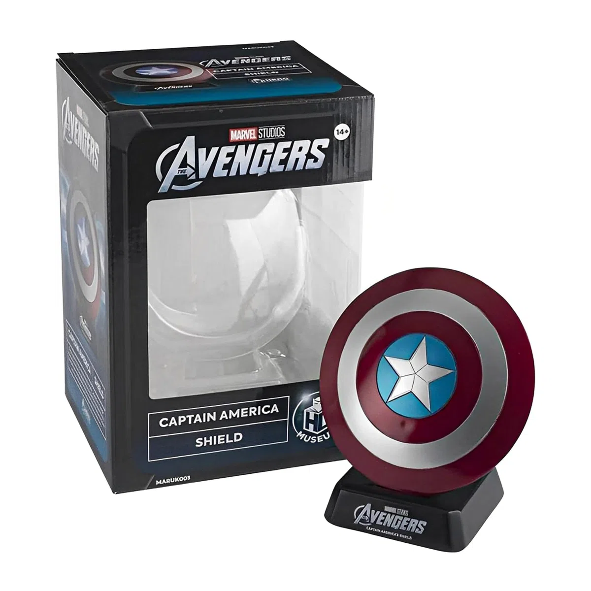 EAGLEMOSS Eaglemoss Replica dello scudo di Capitan America, 17 cm, Multicolore