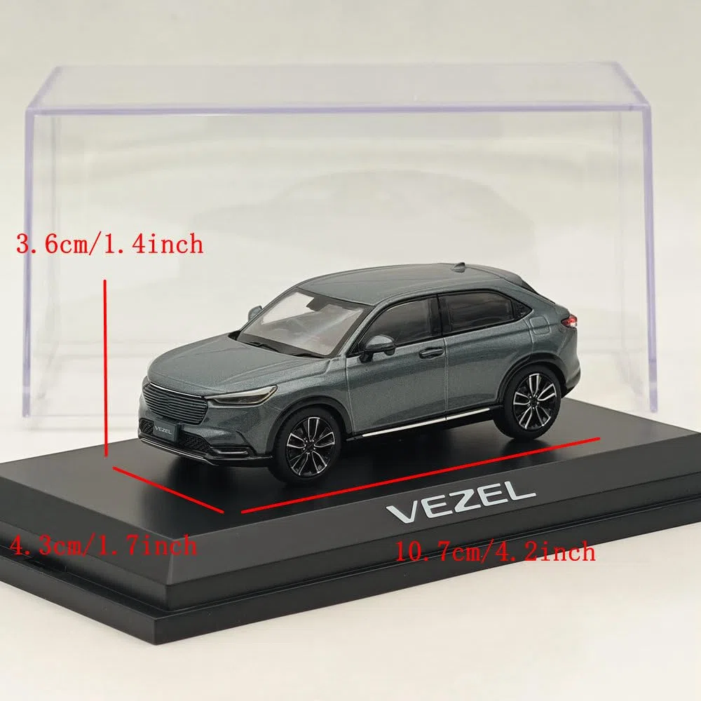 Hobby Giappone 1/43 VEZEL Meteoroid Grigio Metallic Diecast Modelli Auto Collezione Limitata Auto Giocattoli Regalo HJ431002GM