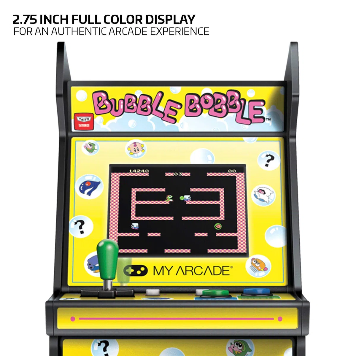 MICRO PLAYER 2,75" BUBBLE BOBBLE COLLECTIBLE RETRO