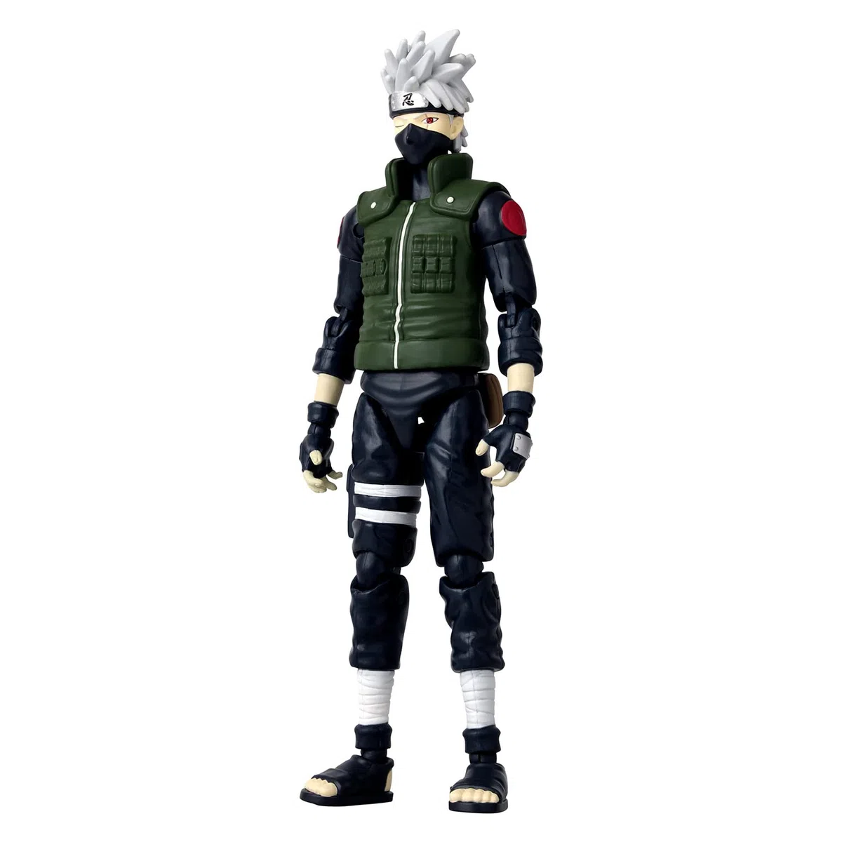 BANDAI - Anime Heroes - Naruto Shippuden - Figurina Manga Anime heroes 17 cm - Kakashi Hatake (Quarta Grande Guerra Ninja) - Figurina Kakashi articolata - Giocattolo per bambini 4 anni e + - 36963