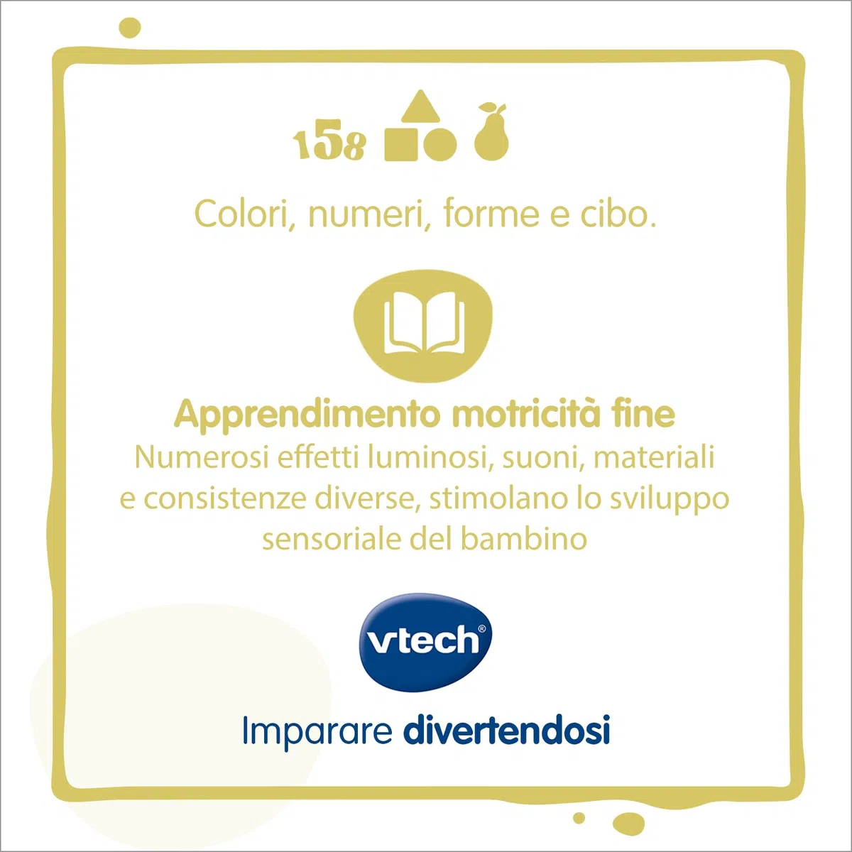 VTech Tavolo MultiAttività - GiocaImpara, Tavolo con Giochi Educativi per Bambini, Giocattolo con Forme e Xilofono, Gioco Interattivo con Tante Attività, Lingua Italiana, Batterie Incluse, 9-36 Mesi