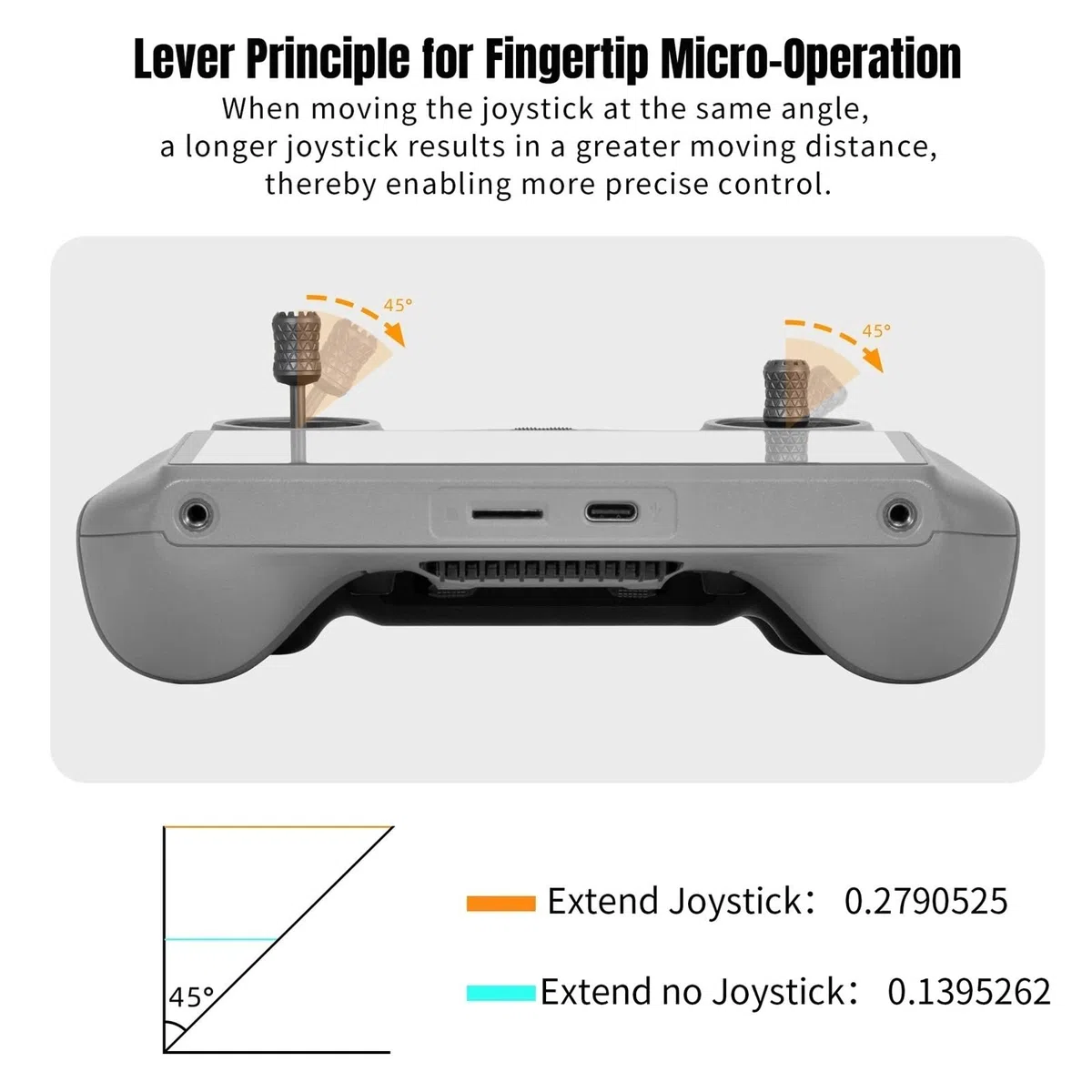 Joystick Pieghevole In Metallo For Drone, Compatibile Con Accessori For Telecomando For Schermo Dji Rc2/Rc Pro2 Estensibili For Neo 2/Mini 5 Pro
