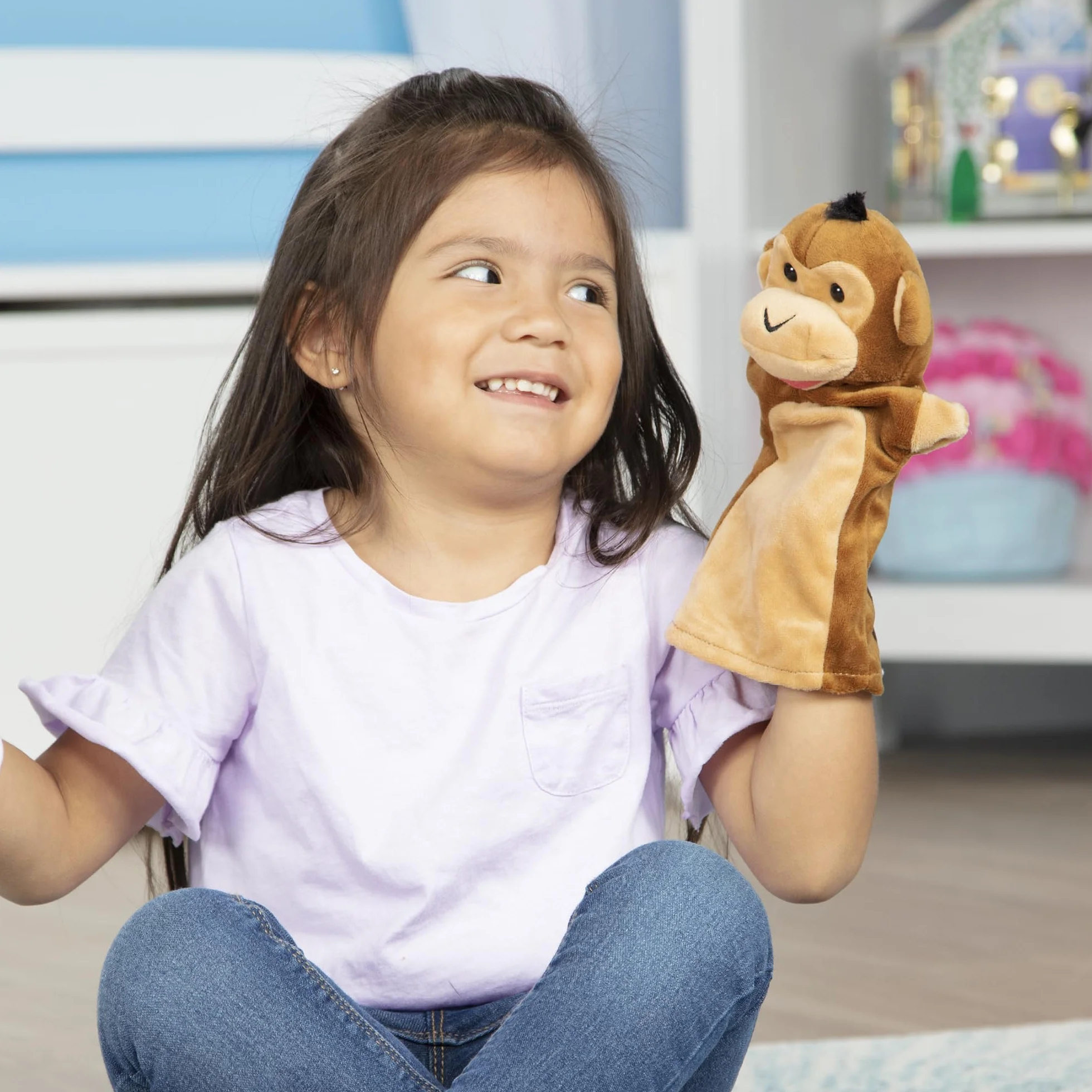 Melissa & Doug - 6 Safari Animal Themed Puppets